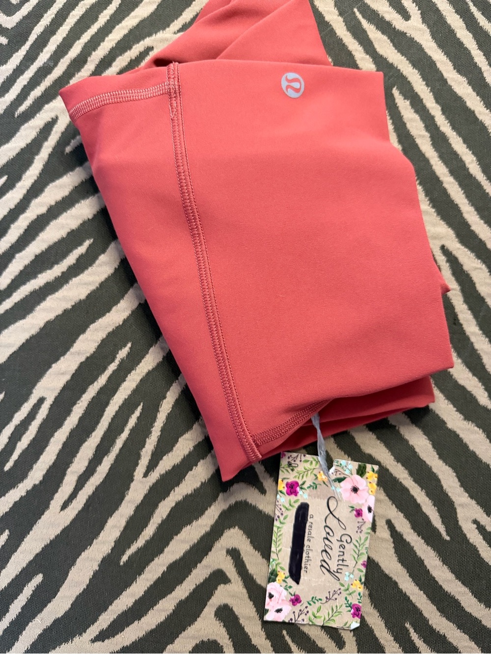 Lululemon Long Coral Leggings 6